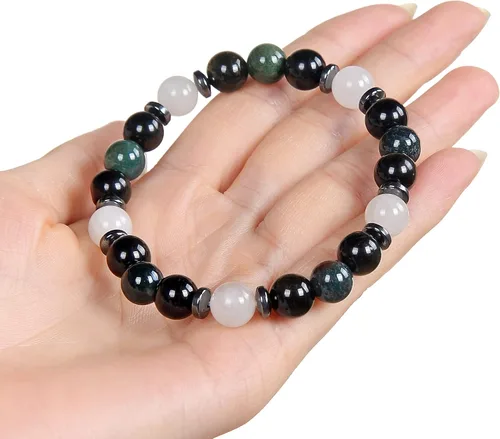 Vista 2 de malahill Feng Shui Bracelet, Money Attraction Bracelet, Good Luck Beaded Bracelet, Entrepreneur Business Relationship Bracelet, Happy Mood Crystal