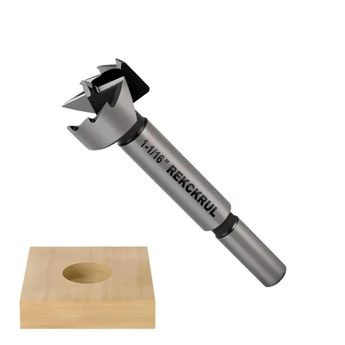 Vista 32 de Broca Forstner de 3 pulgadas, broca Forstner de 3 pulgadas para carpintería, cortador de bisagra para madera dura, madera contrachapada, plástico