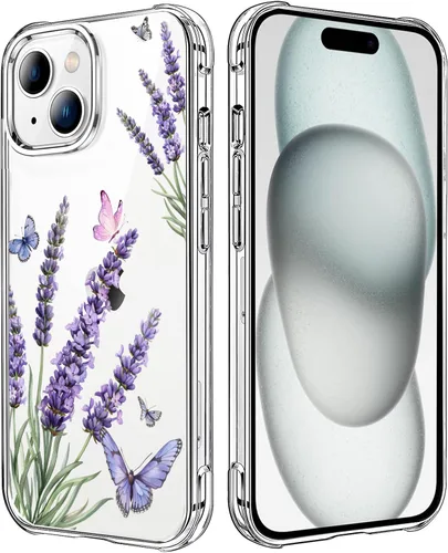 Vista 106 de Funda transparente de girasol compatible con iPhone SE 2022 SE 2020 7 8, funda trasera floral para niñas y mujeres, funda protectora transparente