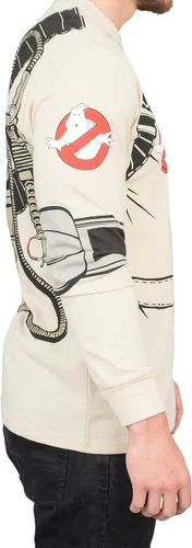 Vista 7 de Mad Engine Back Print Graphic Tees Ghostbusters Adult Long Sleeve Costume T-Shirt for Men & Women