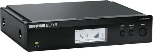Vista 6 de Shure BLX24R/B58 Sistema de micrófono inalámbrico - Batería de 14 horas, rango de 300 pies, UHF Micrófono vocal de mano BETA 58A, receptor