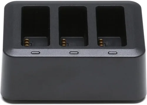 Vista 3 de DJI Concentrador de carga de batería de 3 bahías para baterías DJI Tello Dron, negro, CP.PT.00000271.01