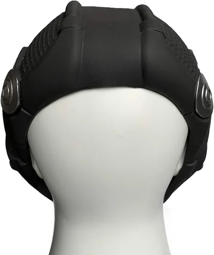 Vista 6 de Bane Mask The Dark Knight Rises - Accesorios para disfraz de cosplay, accesorios de PVC, color negro