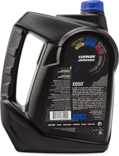 Vista 3 de Evinrude BRP Marine XPS Evinrude Johnson MAR - Jarra de galón de mezcla semisintética