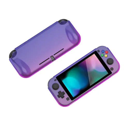 Vista 48 de PlayVital ZealProtect Protective Case for Nintendo Switch Lite, Ergomomic Grip Hard Cover - Durable Shock-absorbent Shock-Absorption Anti-Scratch