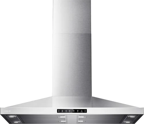 Vista 10 de Campana extractora para isla de 30 pulgadas, campana de cocina de 390 CFM con control táctil/gestual de doble cara, campana extractora de techo