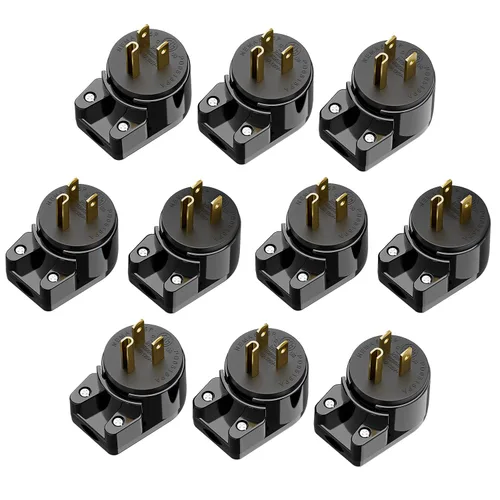 Vista 29 de Nema 5-15P Enchufe de 90 grados, Plugrand ETL Listado 15A 125V Enchufe