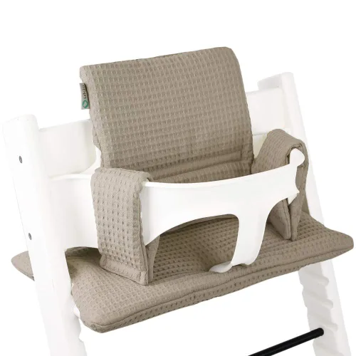 Vista 14 de UKJE Cojín Compatible con Stokke Tripp Trapp (Modelo Antiguo y Nuevo) 2 Piezas Limpiable y Lavable a 86°F Algodón Certificado Oeko-Tex Funda