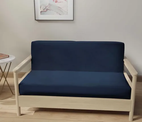 Vista 12 de LANE LINEN Fundas para futón de tamaño completo, fundas elásticas 100% algodón, funda de colchón de tamaño completo para sofá cama de futón, funda