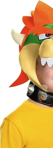 Vista 3 de Disguise gorro Bowser para niño, Un solo