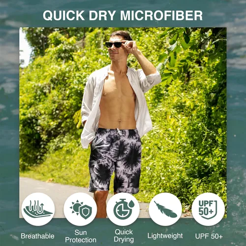 Vista 2 de Kanu Surf - Traje de baño Mirage para hombre (talla regular y grande)