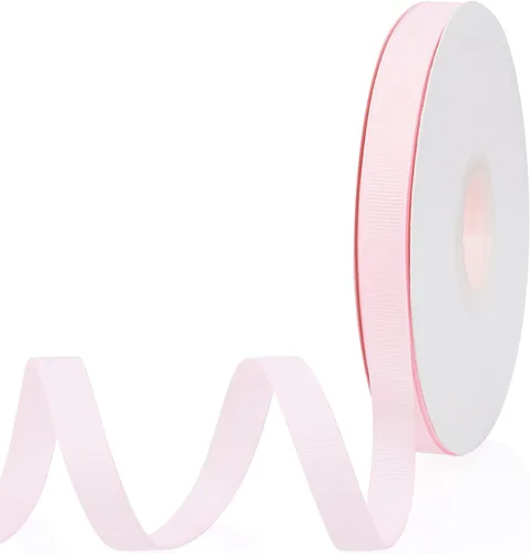 Vista 53 de Cinta de grogrén de doble cara de color liso azul bebé de 1-1/2 pulgadas x 50 yardas para envolver regalos, bodas, fiestas, manualidades, lazos