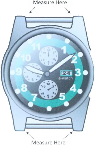 Vista 5 de Real Leather Creations Fabricado en los Estados Unidos Cuero genuino Montana Correas largas grandes y altas American Factory Direct Para relojes