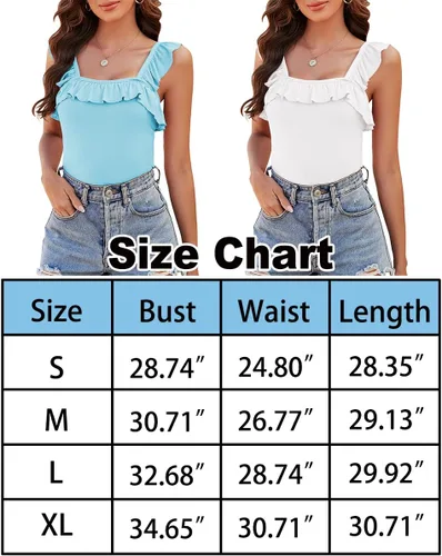 Vista 6 de WAYMAKER Mono sin mangas con cuello cuadrado y tirantes acanalados para mujer