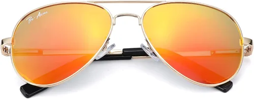 Vista 12 de Pro Acme Gafas de sol clásicas polarizadas estilo aviador, 100% protección UV, 52 mm 58 mm 63 mm