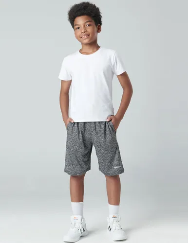 Vista 2 de Liberty Imports - 5 paquetes de pantalones cortos de baloncesto para jóvenes y jóvenes, malla de secado rápido, bolsillos para ropa deportiva