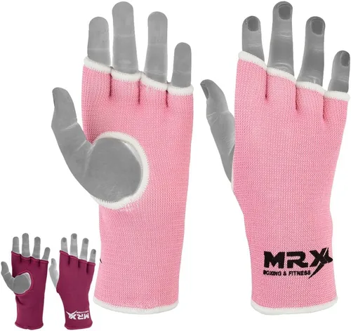 Vista 7 de MRX - Guantes interiores de boxeo para mujer, vendajes de MMA, puños y manoplas protectoras
