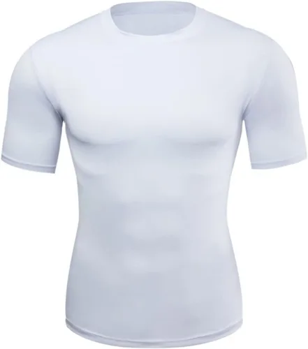 Vista 5 de Blaward Paquete de 2 o 3 camisas de compresión para hombre, camisetas de entrenamiento de manga corta, camisetas frescas y secas, camisetas