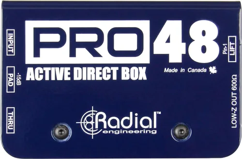 Vista 5 de Radial Pro48 Active 48-Volt Caja directa compacta