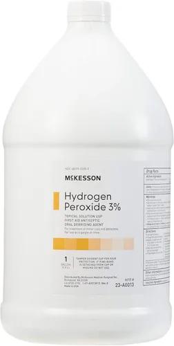 Vista 10 de Mckesson Peróxido de hidrógeno antiséptico 3% de fuerza