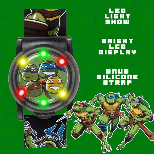 Vista 13 de Accutime Ninja Turtles - Reloj digital para niños