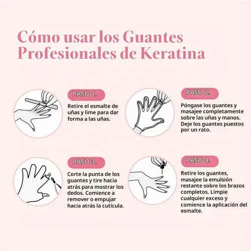Vista 3 de Bodipure Mascarilla de mano de queratina, 24 unidades, hidratación profunda para manos secas, cuidado de uñas