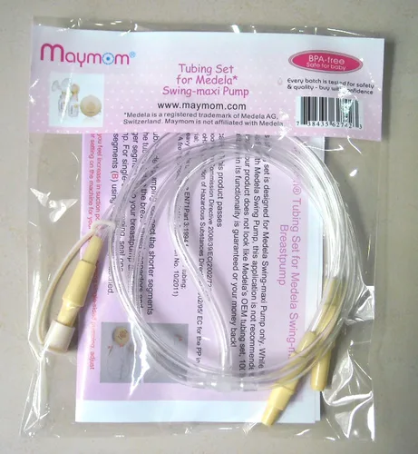 Vista 7 de Maymom Juego de tubos compatible con el extractor de leche Medela Swing-Maxi (versión clásica), no para el extractor de leche más nuevo Swing Maxi