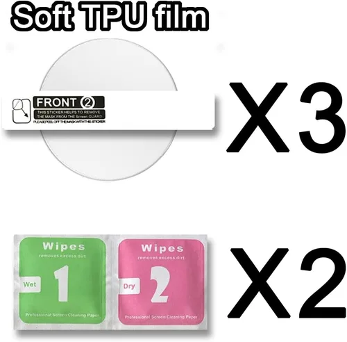 Vista 2 de Blancpain X Swatch - Protector de pantalla de alta calidad para reloj, juego de película protectora antiarañazos, película suave y película trasera