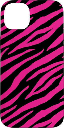Vista 15 de Pink Black Zebra Stripes Pattern Design Women Girls Case for iPhone 17