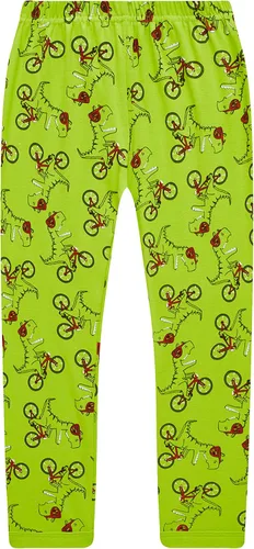 Vista 5 de Golduck Conjunto de pantalones de algodón de dinosaurio para niños con estampado completo