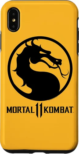 Vista 11 de Mortal Kombat 11 Dragon Black Logo Case for iPhone 17