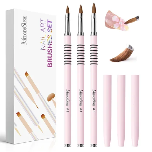 Vista 9 de MelodySusie 4pcs Nail Art Clean Up Brush
