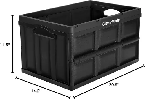 Vista 9 de Contenedor para almacenamiento plegable CleverCrates, de CleverMade