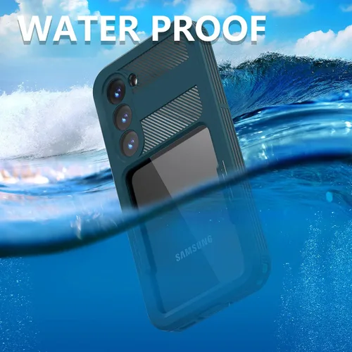 Vista 3 de Samsung Galaxy S23 - Funda impermeable a prueba de golpes, a prueba de caídas, Galaxy S23 de cuerpo completo, funda protectora totalmente sellada