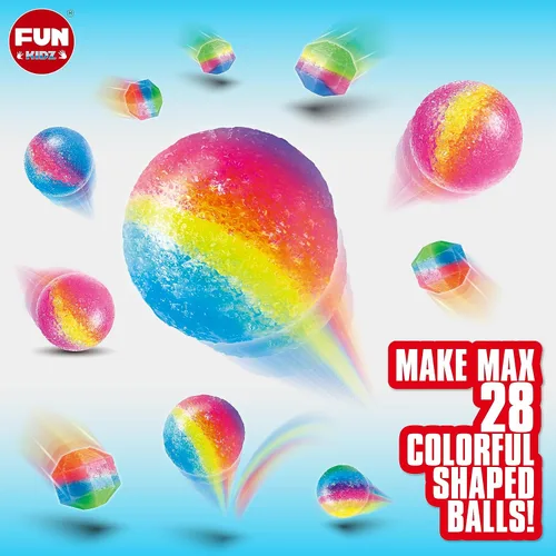 Vista 4 de FunKidz - Kit de bolas inflables grandes para niños, kit de fabricación de pelotas mágicas para manualidades, proyectos de ciencia y actividades
