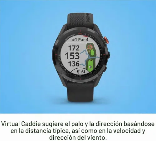 Vista 4 de Garmin Approach S62, reloj GPS de golf premium, organizador virtual incorporado