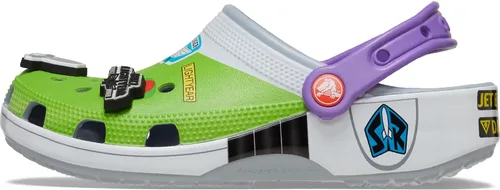 Vista 6 de Crocs Zuecos clásicos unisex de Toy Story para adultos Azul Gris/Buzz Año Luz