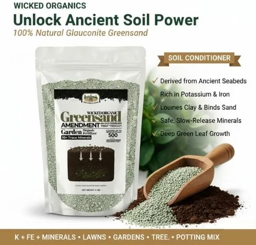 Vista 9 de Old Cobblers Farm Greensand Fertilizante para suelo, césped, jardines, árboles, arbustos, plantas en contenedores, mejoramiento de suelo orgánico