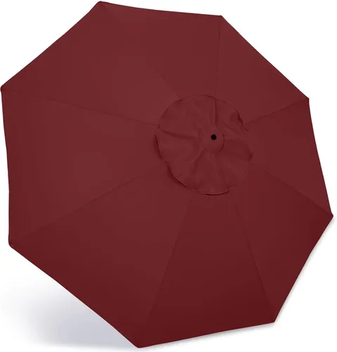 Vista 47 de ABCCANOPY Sombrilla para Exteriores de 7.5 pies, Repuesto de Cubierta Superior Compatible con 6 Varillas (Azul)