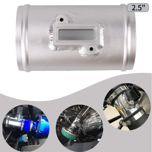Vista 4 de BARTOO Base de Medidor de Flujo de Aire Sensor MAF Soporte Compatible con Nissan Honda Civic Ford MAF Adaptador de Medidor de Admisión de Aire