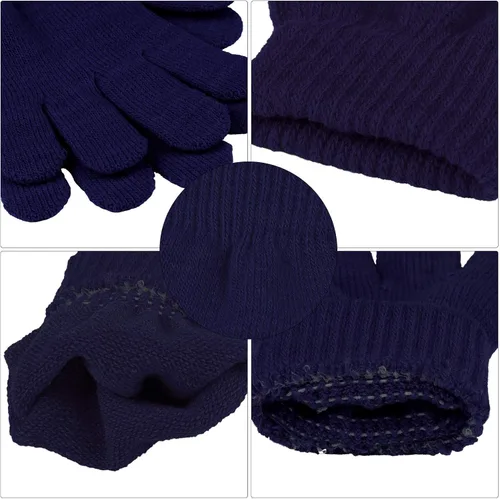 Vista 3 de Cooraby 16 pares de guantes mágicos cálidos de invierno para niños o niñas