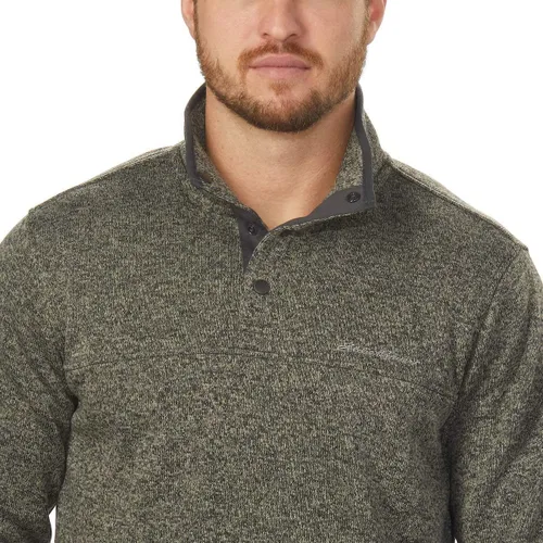 Vista 4 de Eddie Bauer Camiseta de forro polar con solapa para hombre