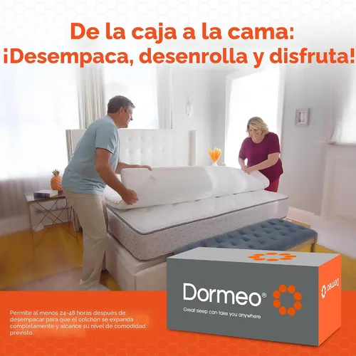 Vista 9 de Dormeo Premium Cubrecolchón Twin de Enfriamiento - Tecnología OctaspringⓇ de 3 zonas para un soporte óptimo de la espalda, fondo antideslizante