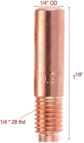 Vista 5 de Paquete de 26 accesorios para pistola de soldadura MIG de 0.035 pulgadas para pistola Miller M25 M40 Hobart H