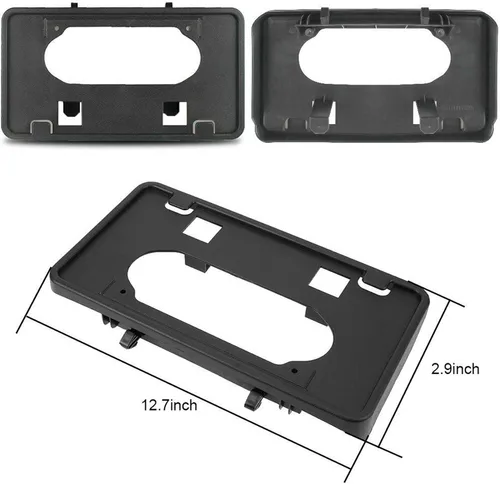 Vista 2 de Protectores de parachoques delantero, soporte de marco de matrícula de repuesto para F-150 9L3Z17E810B 9L3Z17A385A 2009-2014