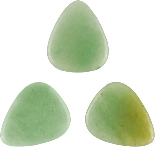 Vista 73 de Púa de Guitarra o Bajo de Piedra Amatista - Calibre Ultra Pesado de 3.0 mm - Forma 351 - Púa Exótica Artesanal de Gema Especial - 1 Paquete