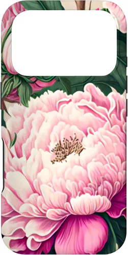 Vista 30 de Funda con diseño artístico de peonía rosa para iPhone 16