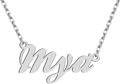 Vista 40 de Personalized Custom Name Pendant Necklace Stainless Steel for Women