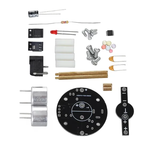 Vista 2 de Kit de práctica de soldadura de levitador ultrasónico, kit electrónico de levitación para experimentos de enseñanza científica, piezas de ensamblaje