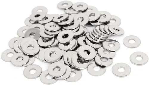 Vista 9 de uxcell Arandela plana sellada de acero inoxidable M1.0.236 x 0.012 in para tornillo de perno 100Pcs